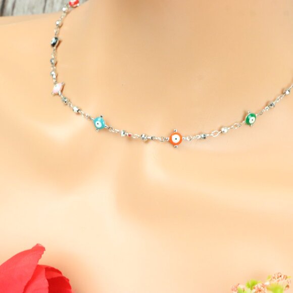 Minimalist Necklace Chain, Elegant Jewelry for Women & Girls | MLCRC2155 - Picture 9 of 10